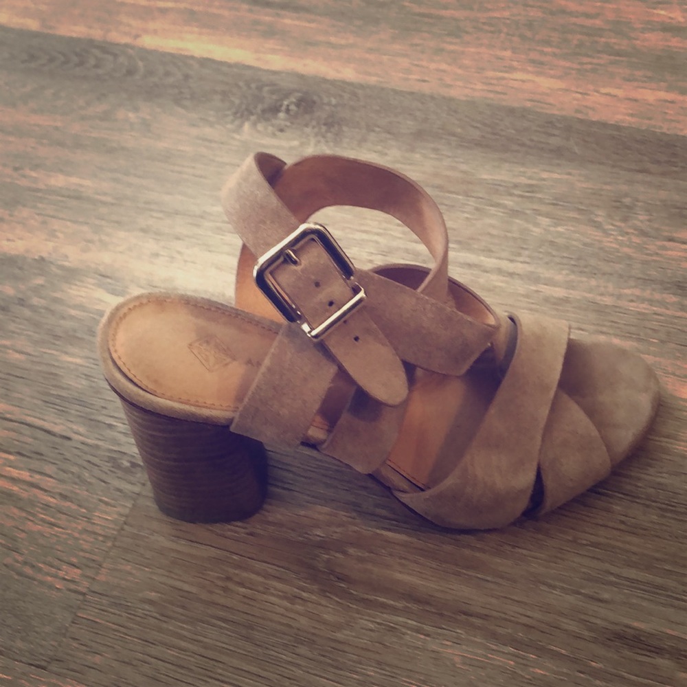 Suede sandals